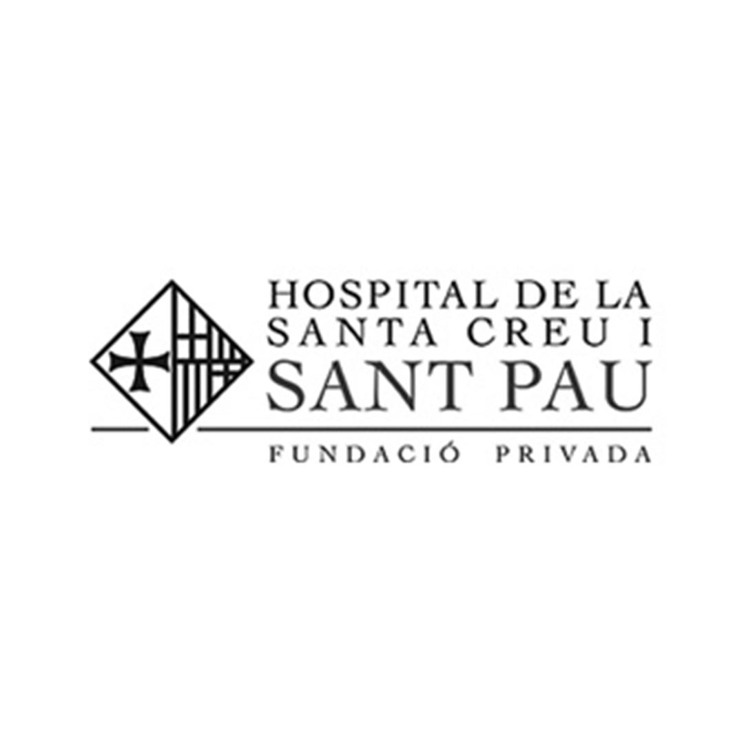 Logotip de la Fundació privada Hospital de la Santa Creu i Sant Pau